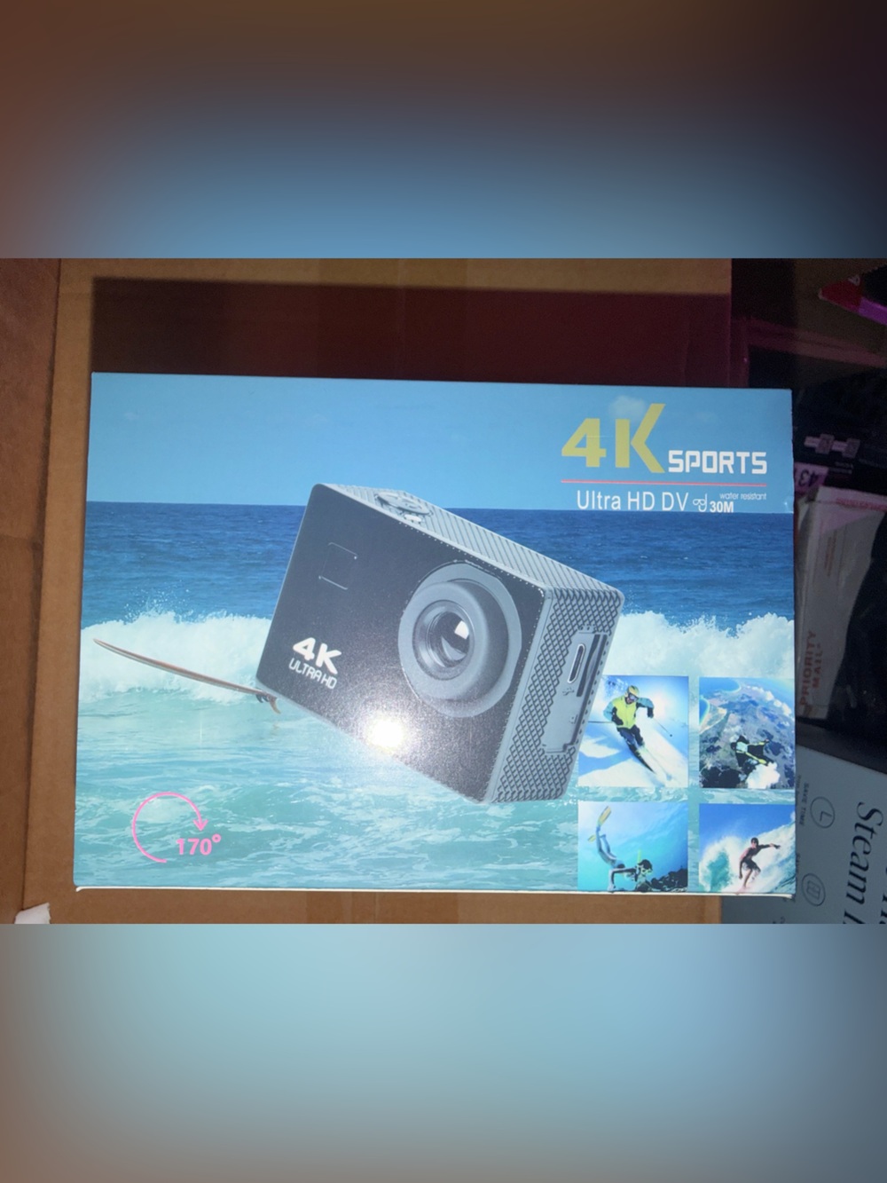 4K Sports Action Camera - Black